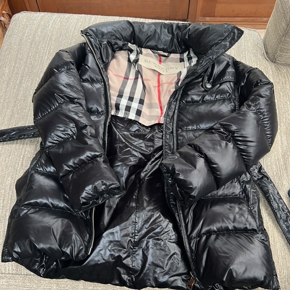 Burberry Brit WINTER SALE Black Down Short Trench   S - Picture 9 of 11